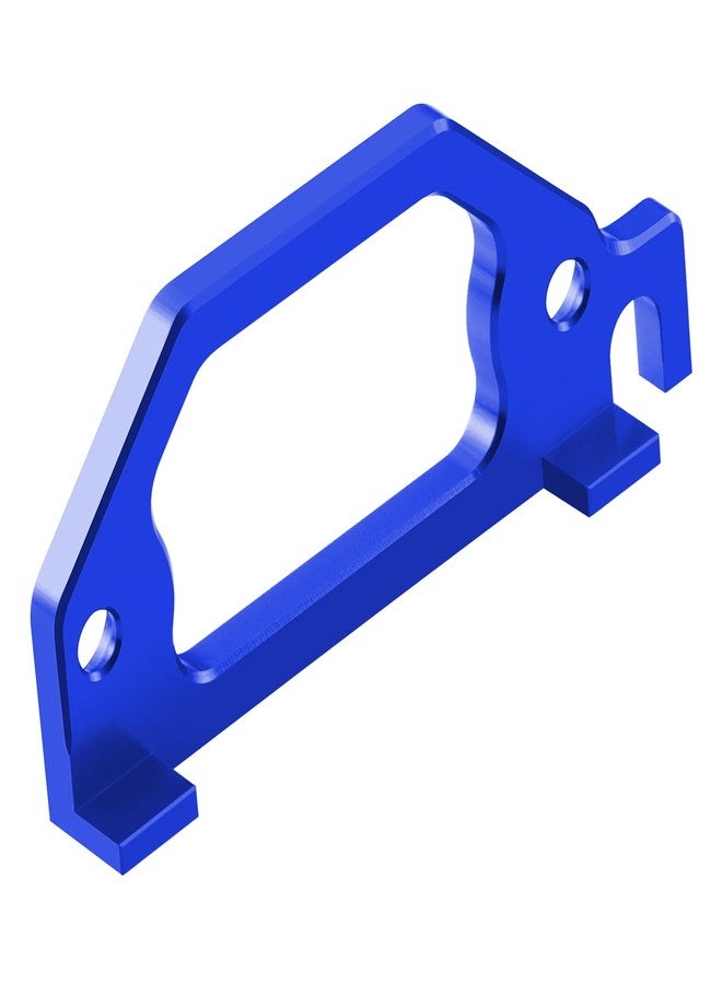 JGGZONE RC Aluminum Alloy Servo Mount Metal Servo Bracket Upgrade Parts Compatible with Tra-xxas LaTrax 1/18 Teton,Desert Prerunner RC Crawler Car Upgrade Replace Parts (Blue) - Image 3